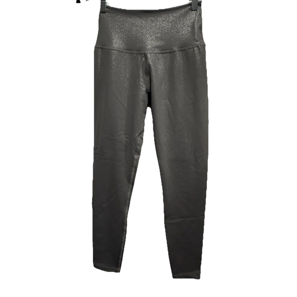 Beyond Yoga Womens M Twinkle High Waist 7/8 Leggings Stone Gray Gunmetal Sparkle